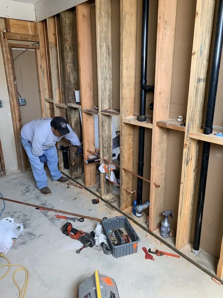 Commercial rough-in plumbing for Gas Line Repair in Hidden Palms